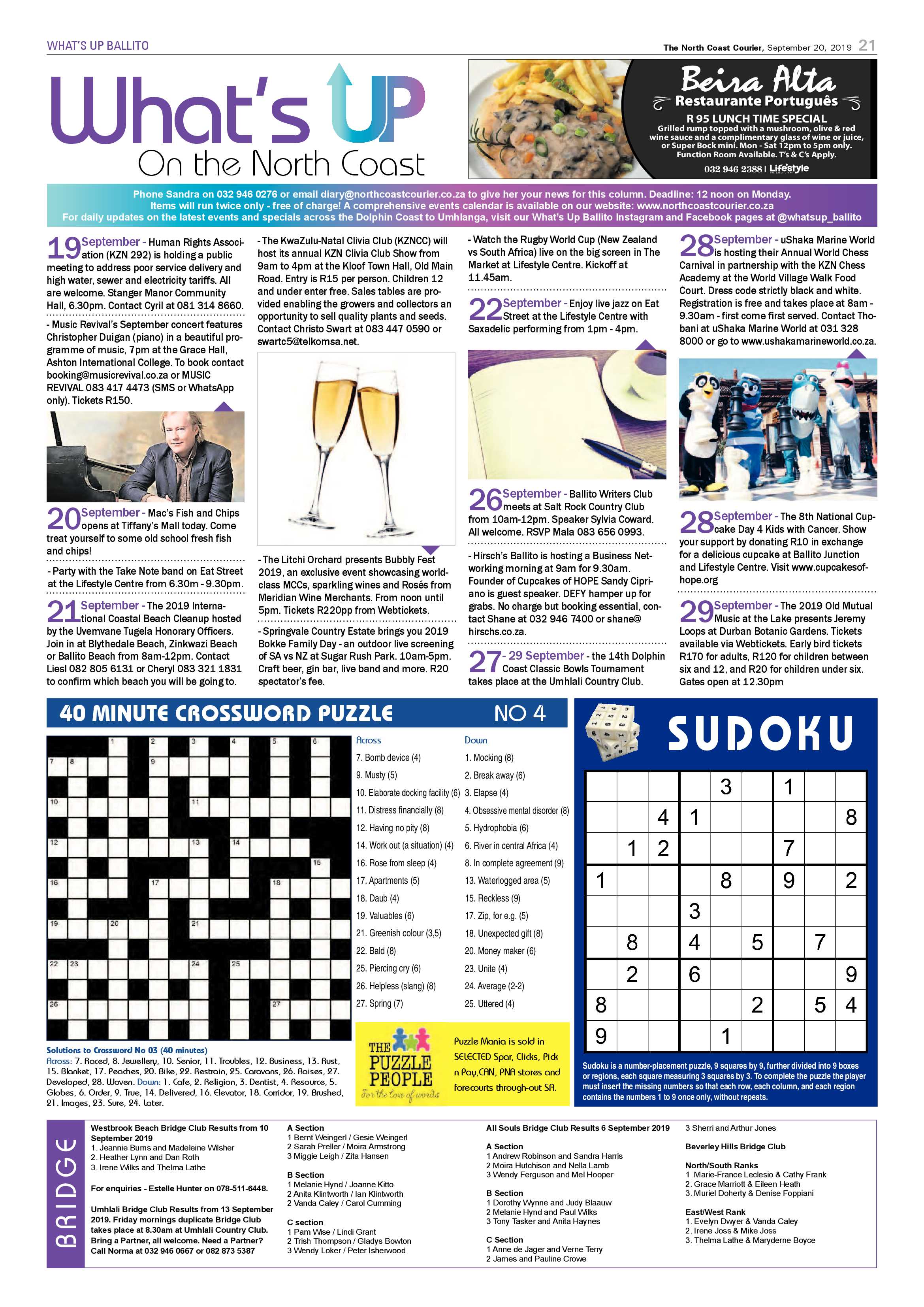 North Coast Courier 20 September 2019 page 20