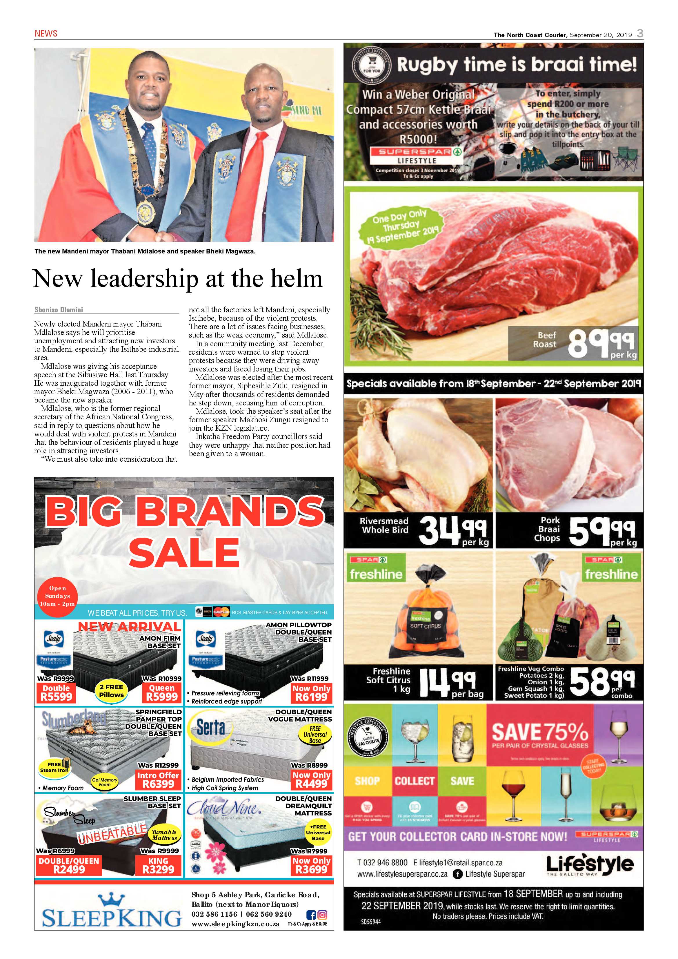 North Coast Courier 20 September 2019 page 3