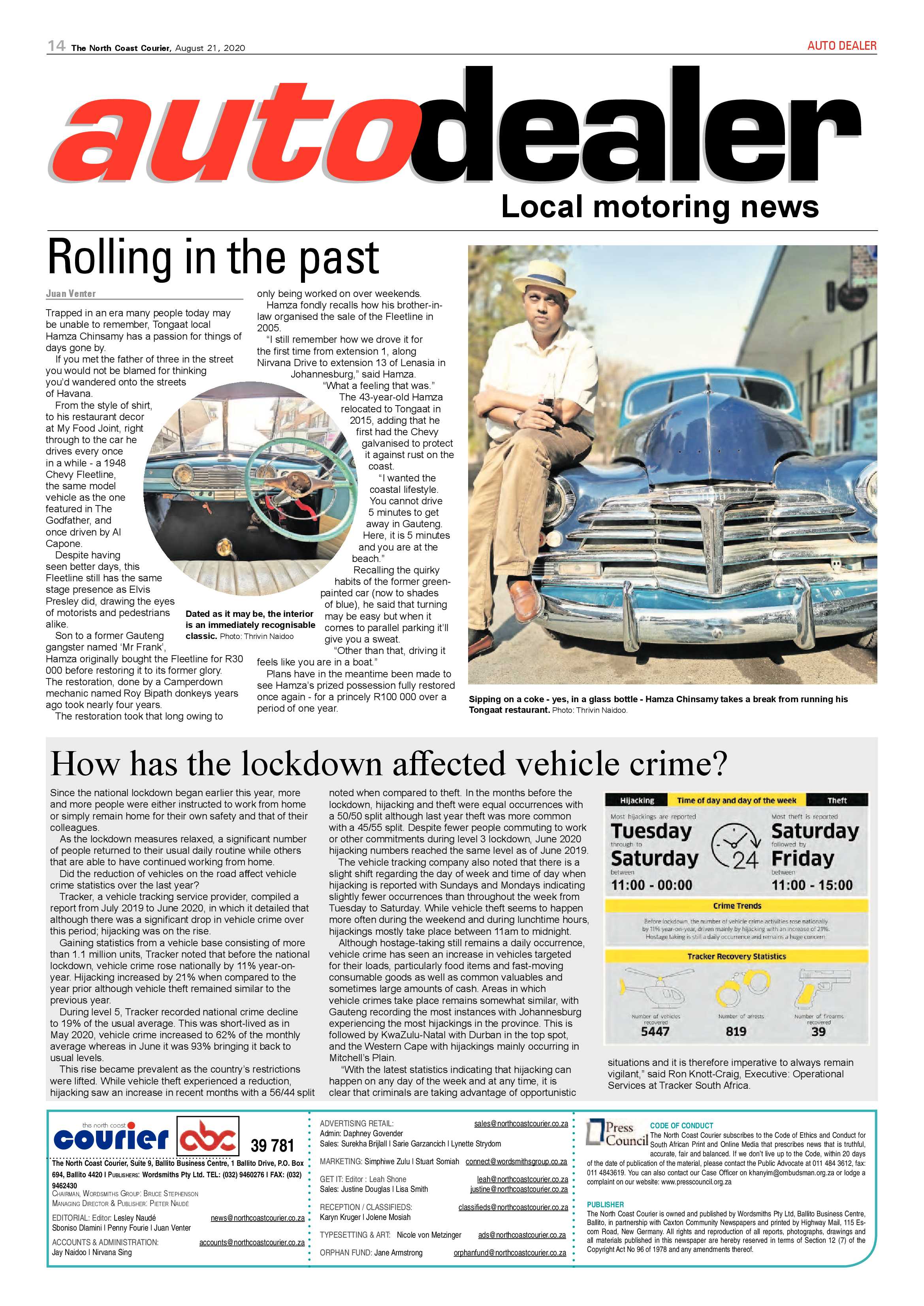 North Coast Courier 21 August 2020 page 14