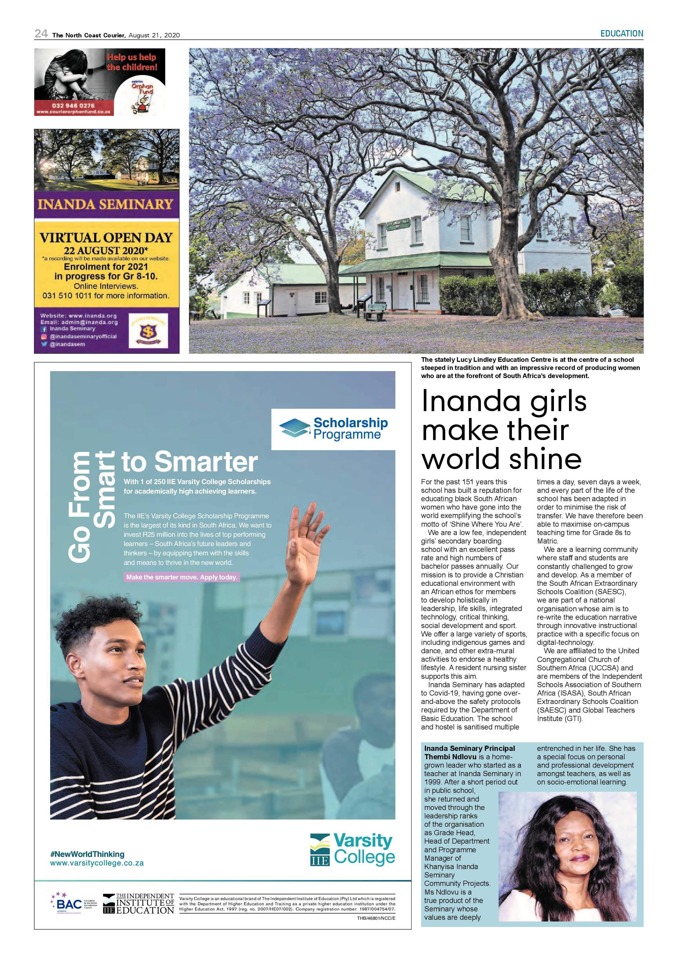 North Coast Courier 21 August 2020 page 24
