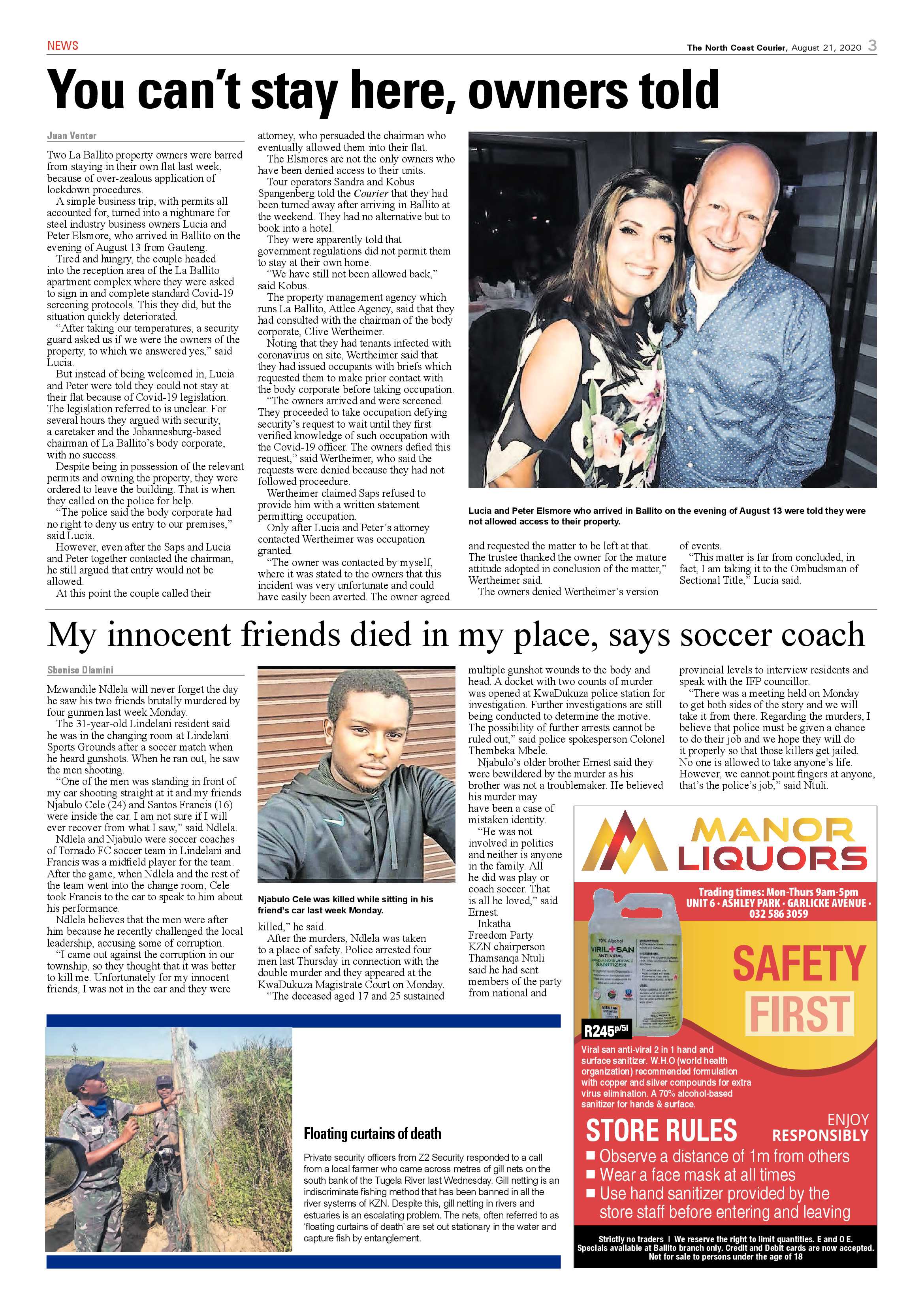 North Coast Courier 21 August 2020 page 3