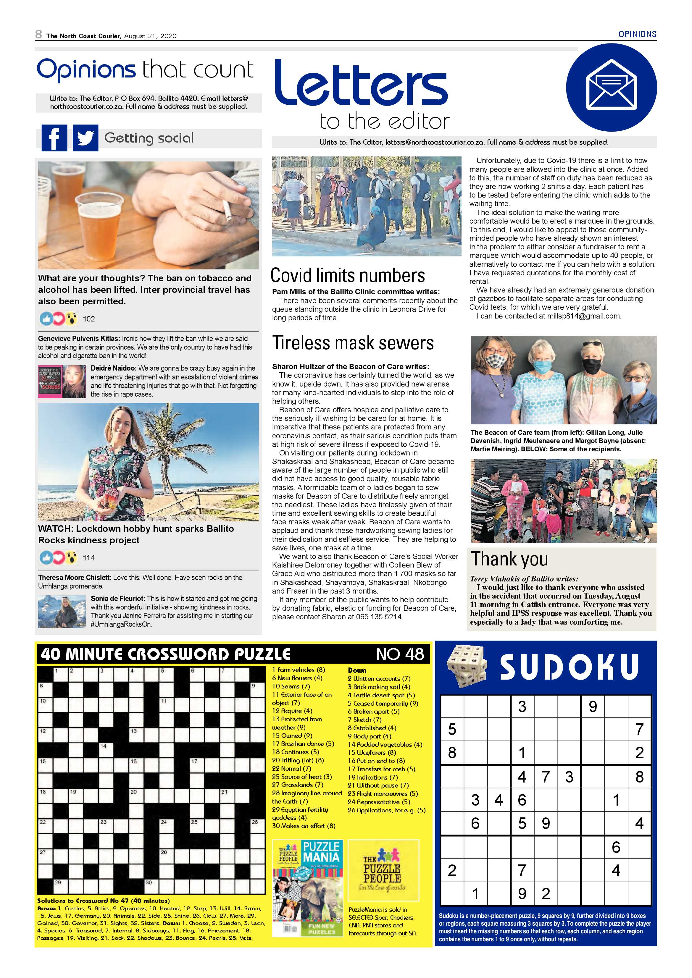 North Coast Courier 21 August 2020 page 8
