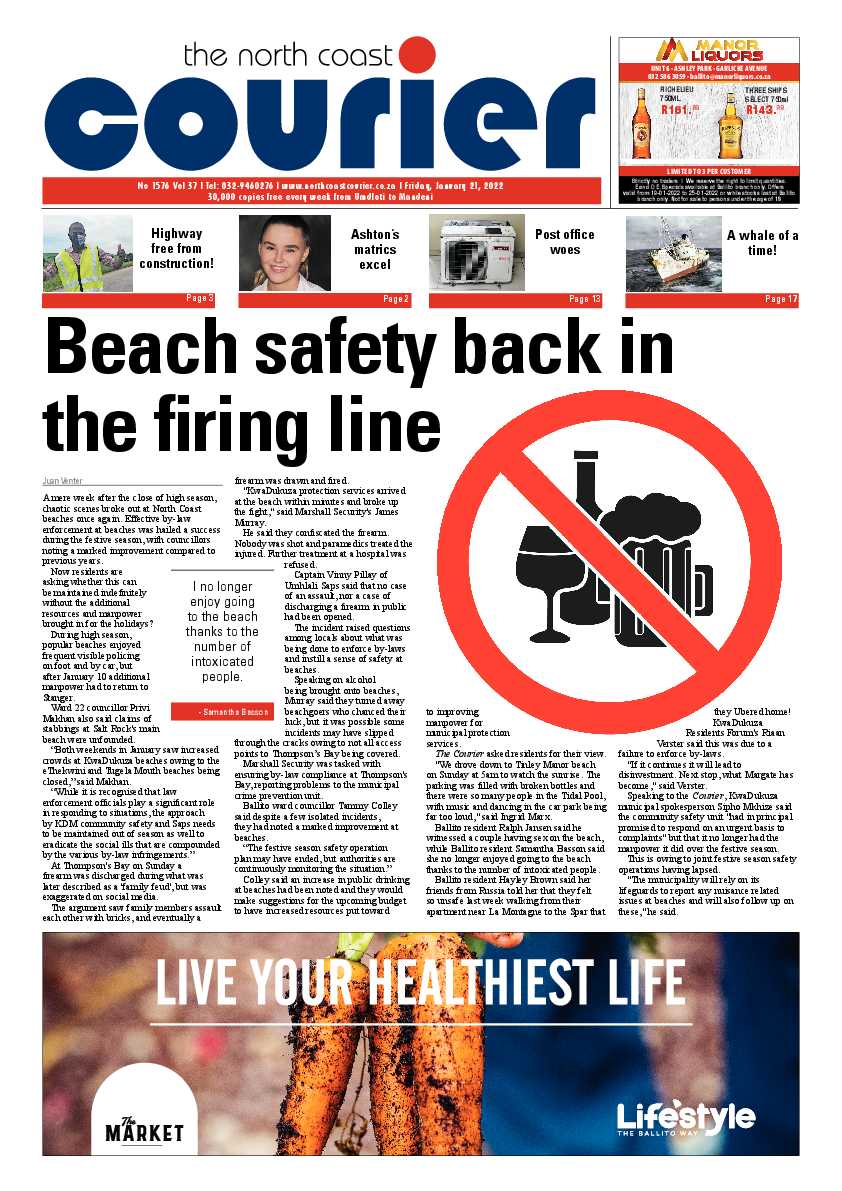 North Coast Courier 21 January 2022 page 1