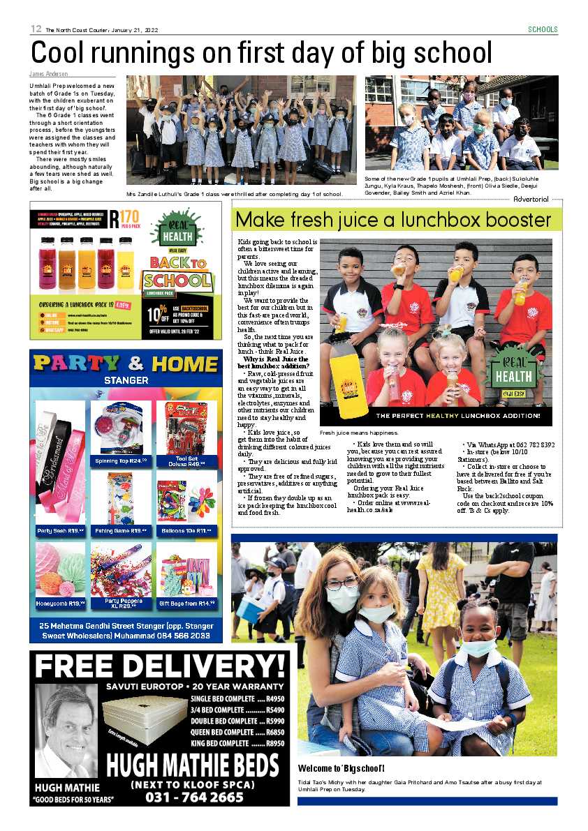 North Coast Courier 21 January 2022 page 12