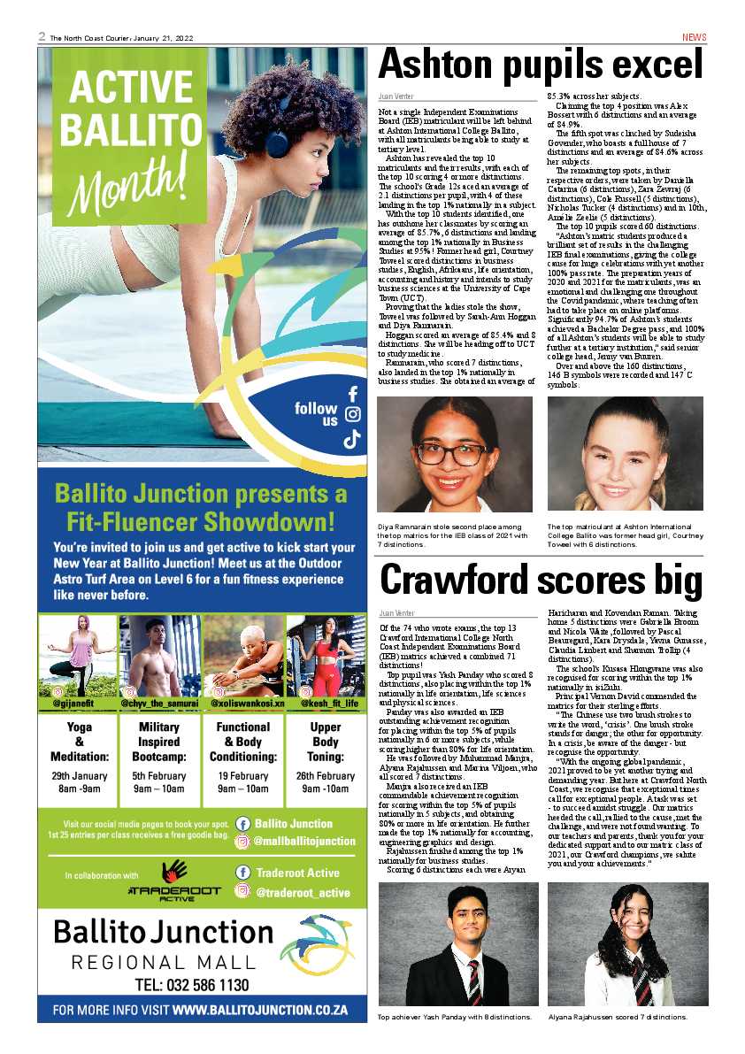 North Coast Courier 21 January 2022 page 2