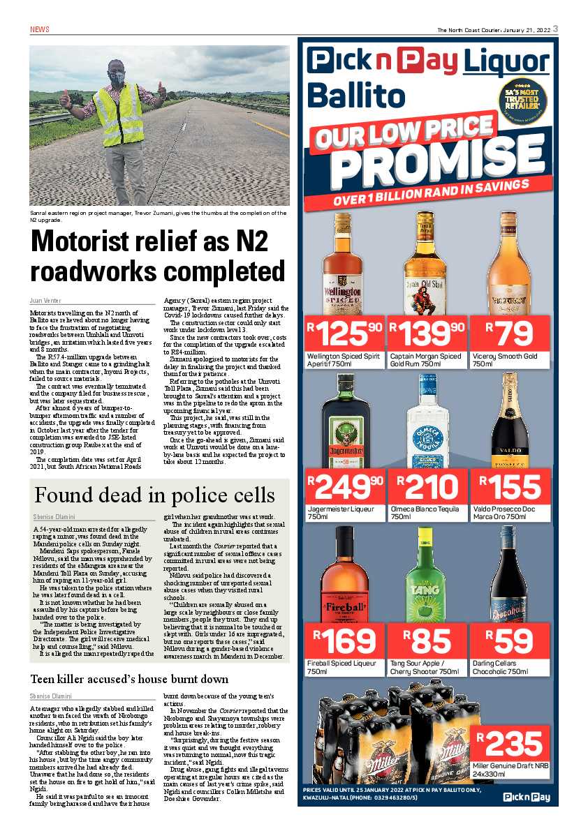 North Coast Courier 21 January 2022 page 3