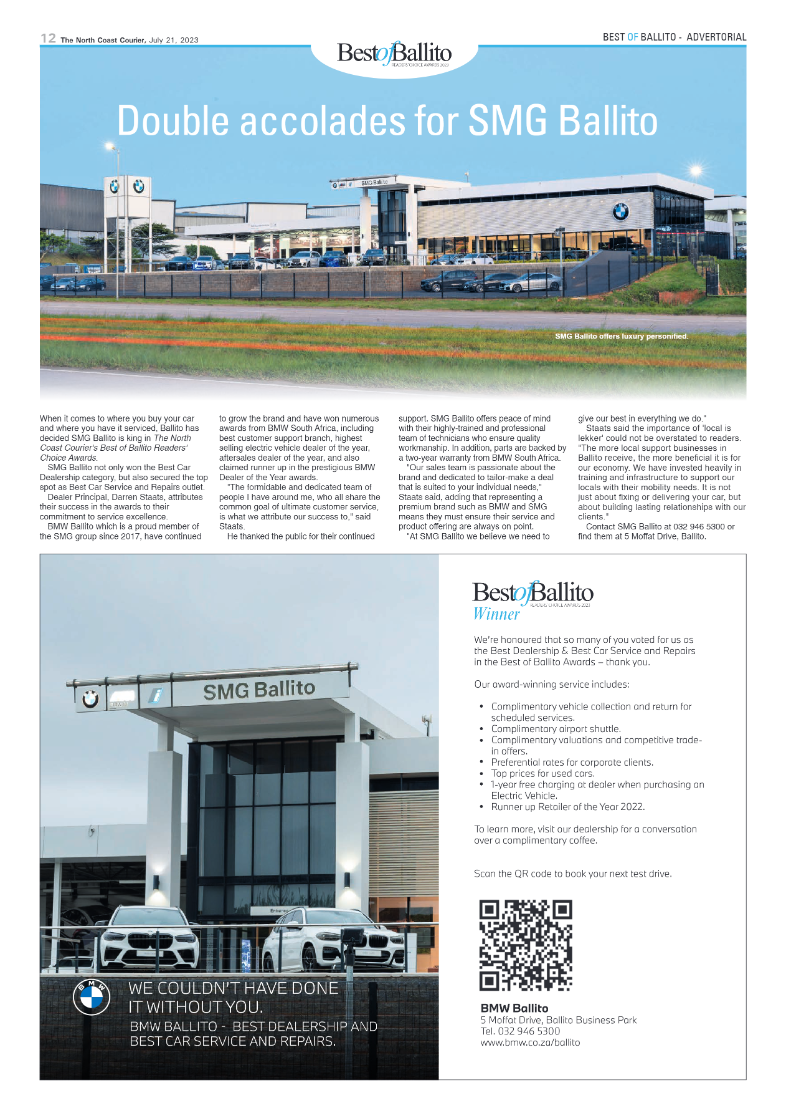 North Coast Courier 21 July 2023 page 12
