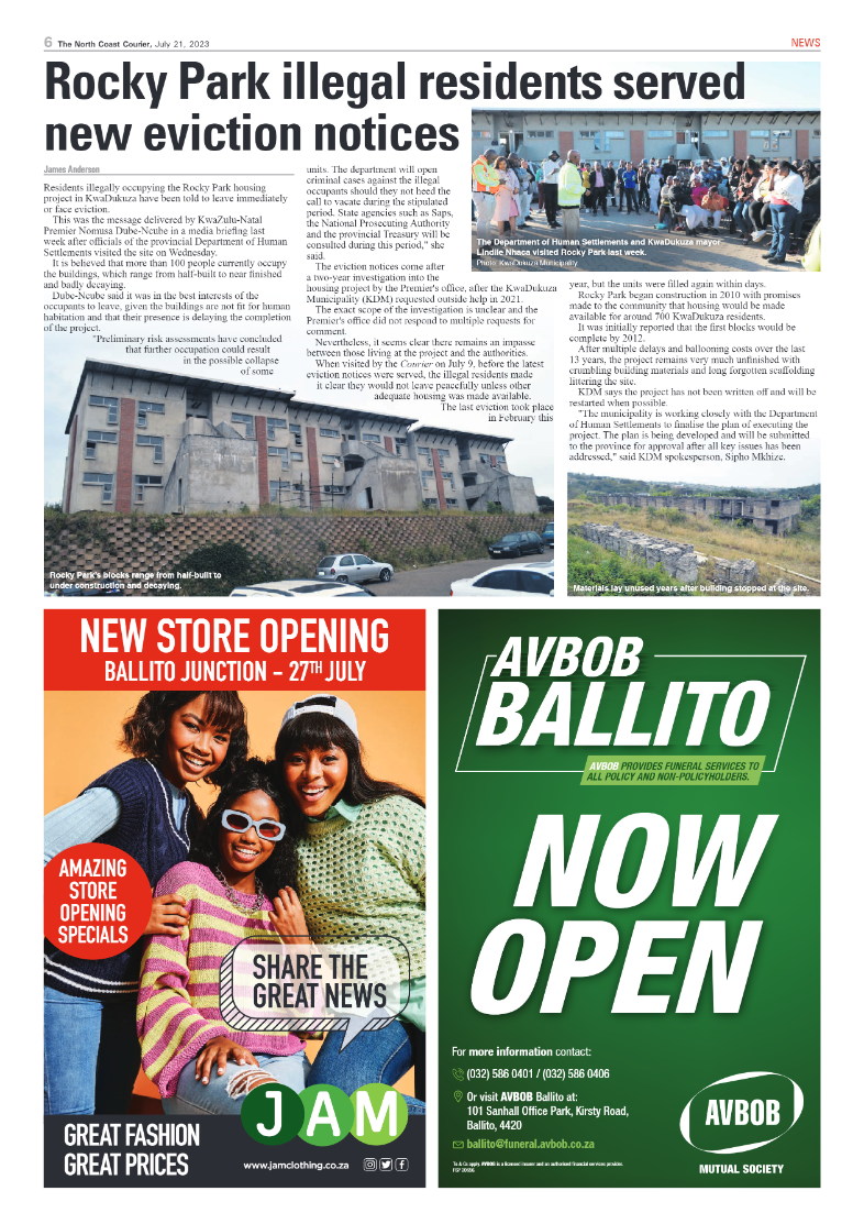 North Coast Courier 21 July 2023 page 6