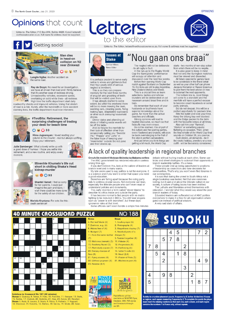 North Coast Courier 21 July 2023 page 8
