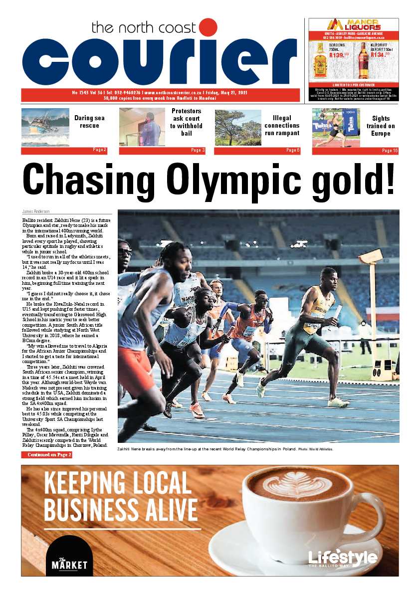 North Coast Courier 21 May 2021 page 1