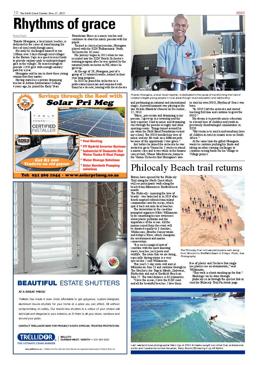 North Coast Courier 21 May 2021 page 10