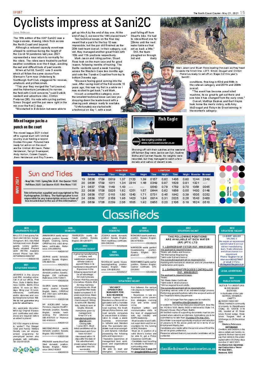 North Coast Courier 21 May 2021 page 15