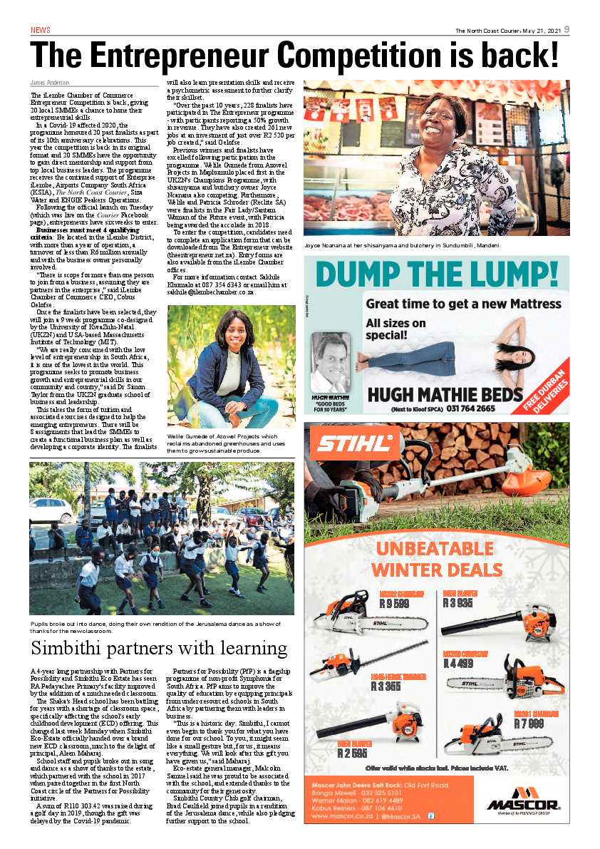 North Coast Courier 21 May 2021 page 9