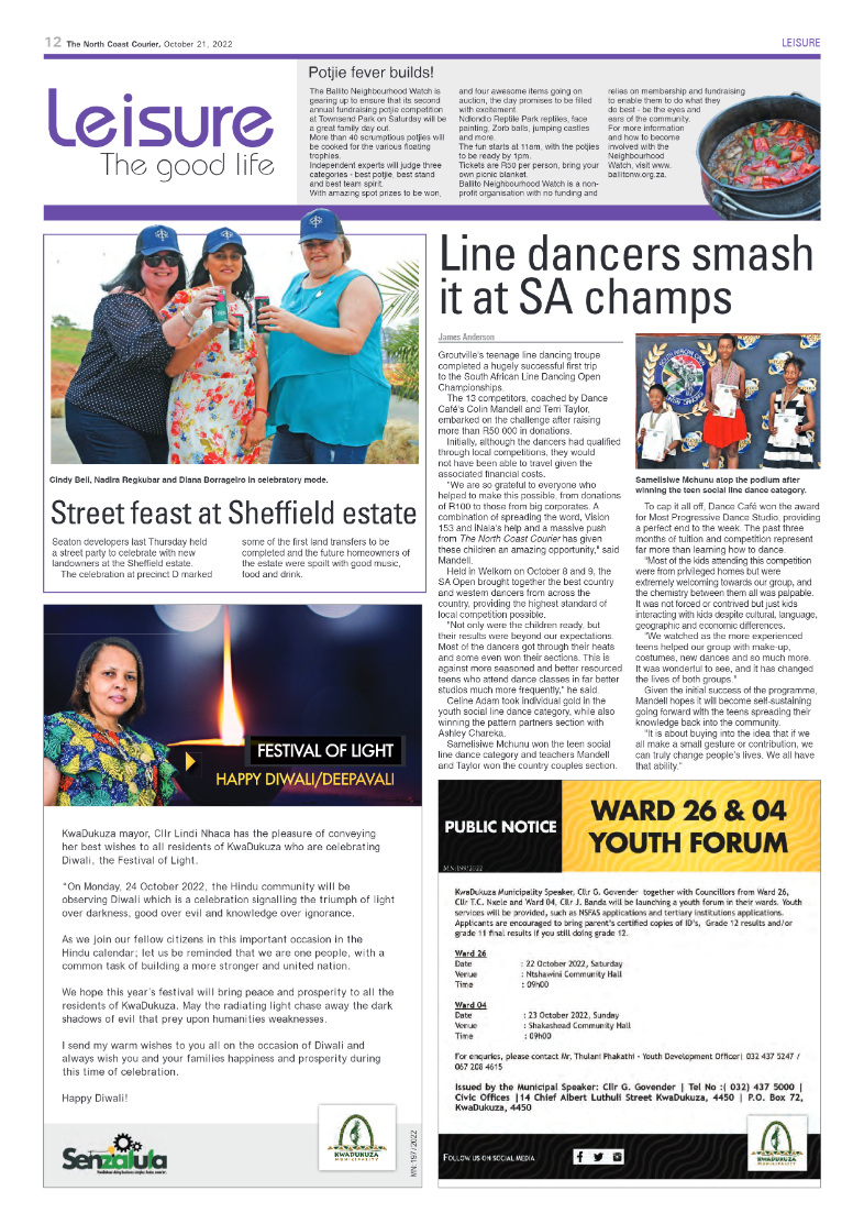 North Coast Courier 21 October 2022 page 12