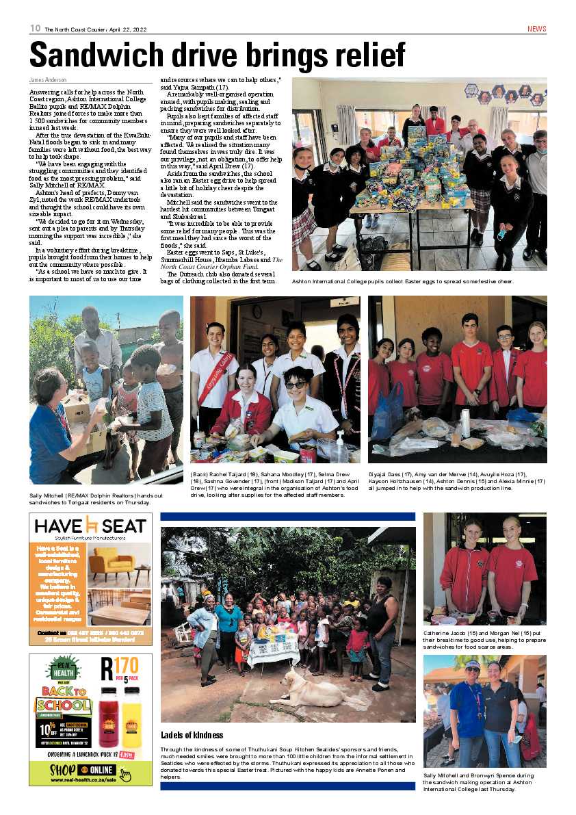 North Coast Courier 22 April 2022 page 10