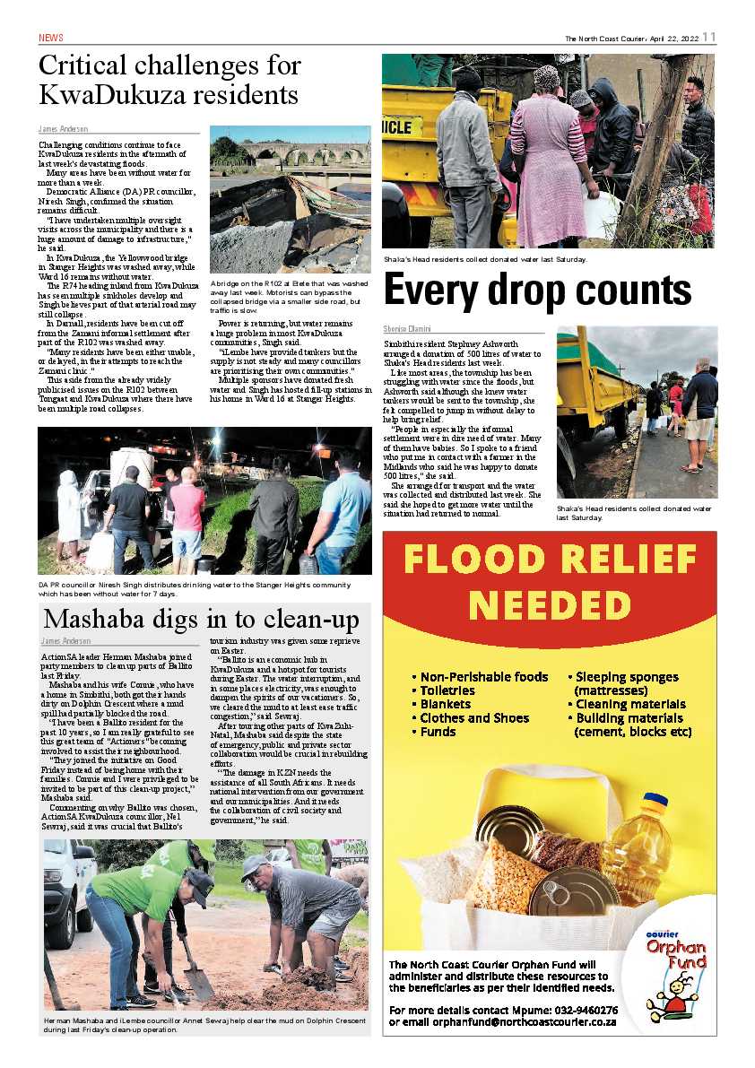 North Coast Courier 22 April 2022 page 11