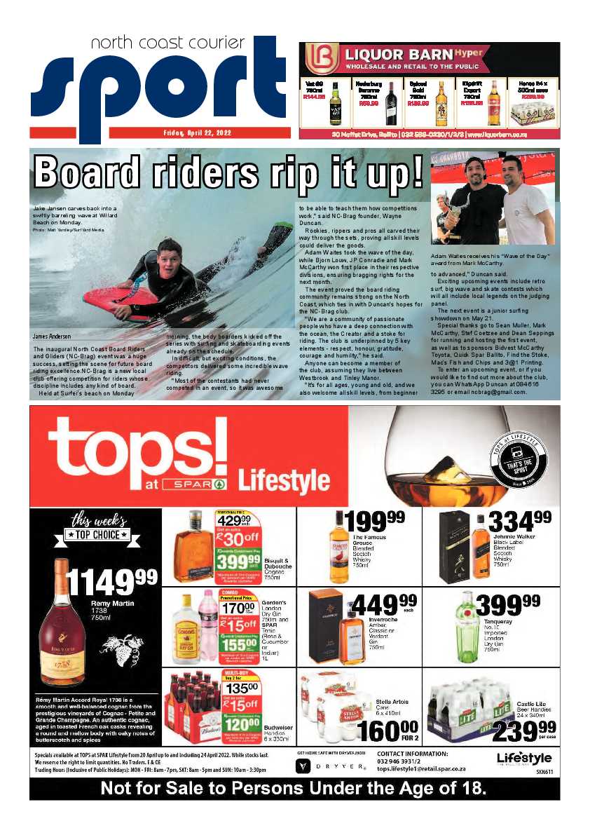 North Coast Courier 22 April 2022 page 16