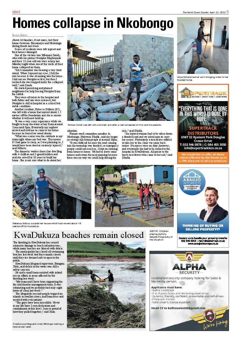 North Coast Courier 22 April 2022 page 5