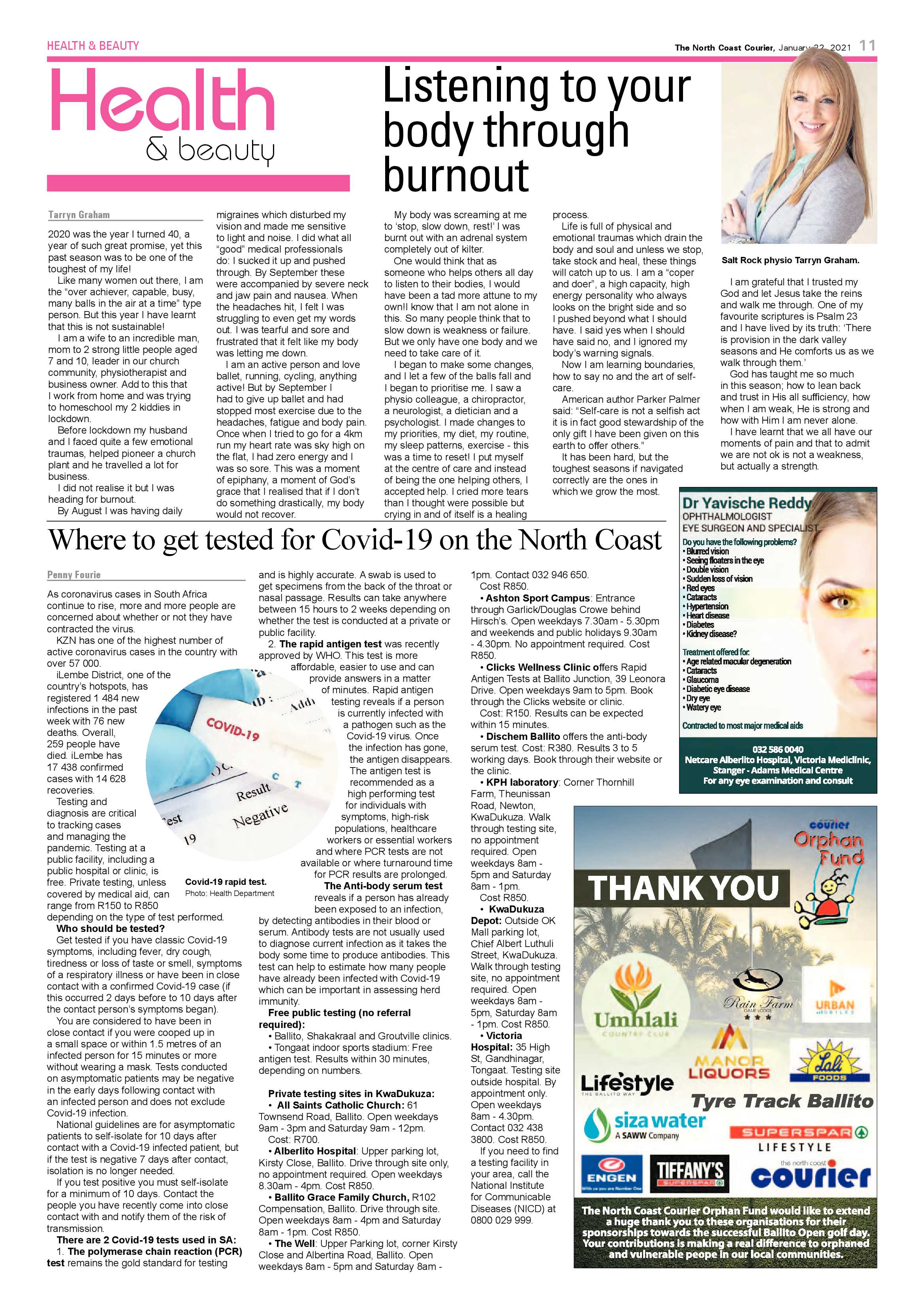 North Coast Courier 22 January 2021 page 11
