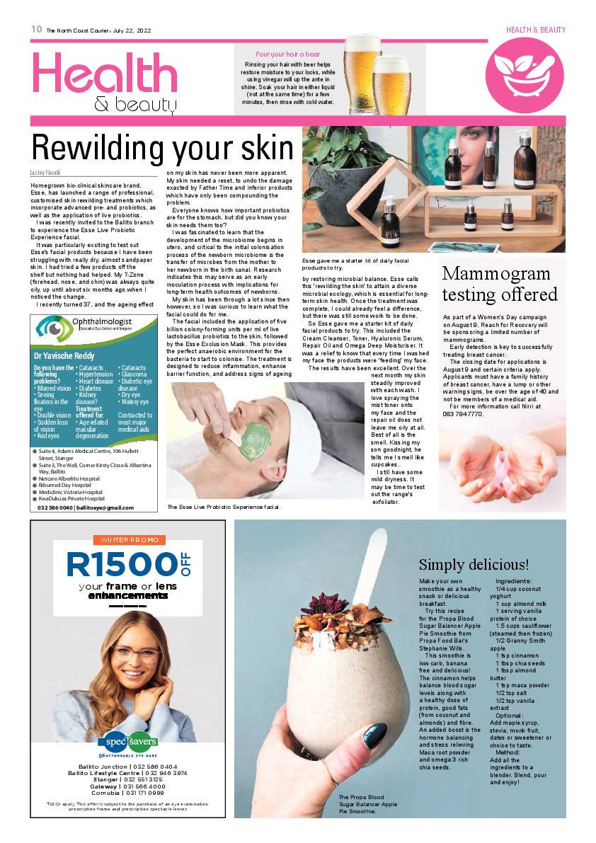 North Coast Courier 22 July 2022 page 10