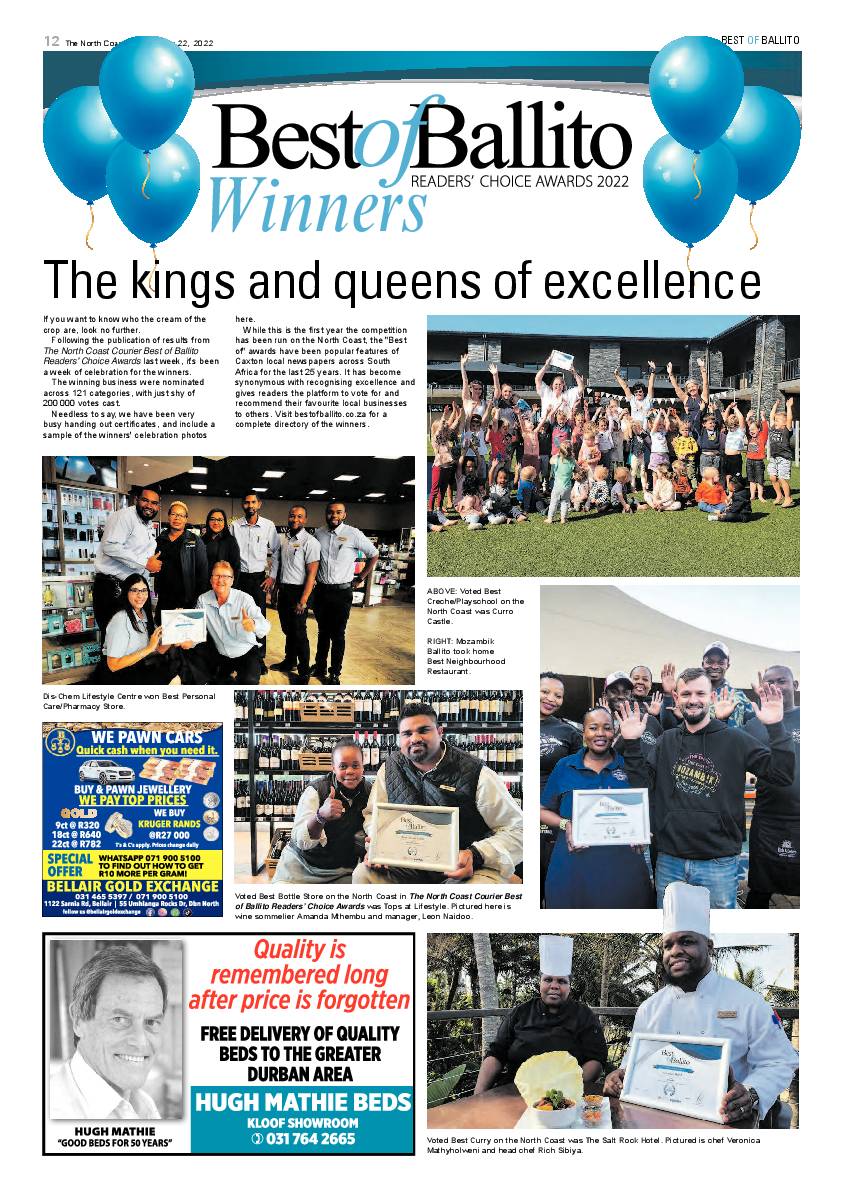 North Coast Courier 22 July 2022 page 12