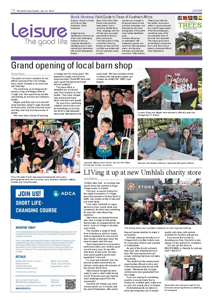 North Coast Courier 22 July 2022 page 16