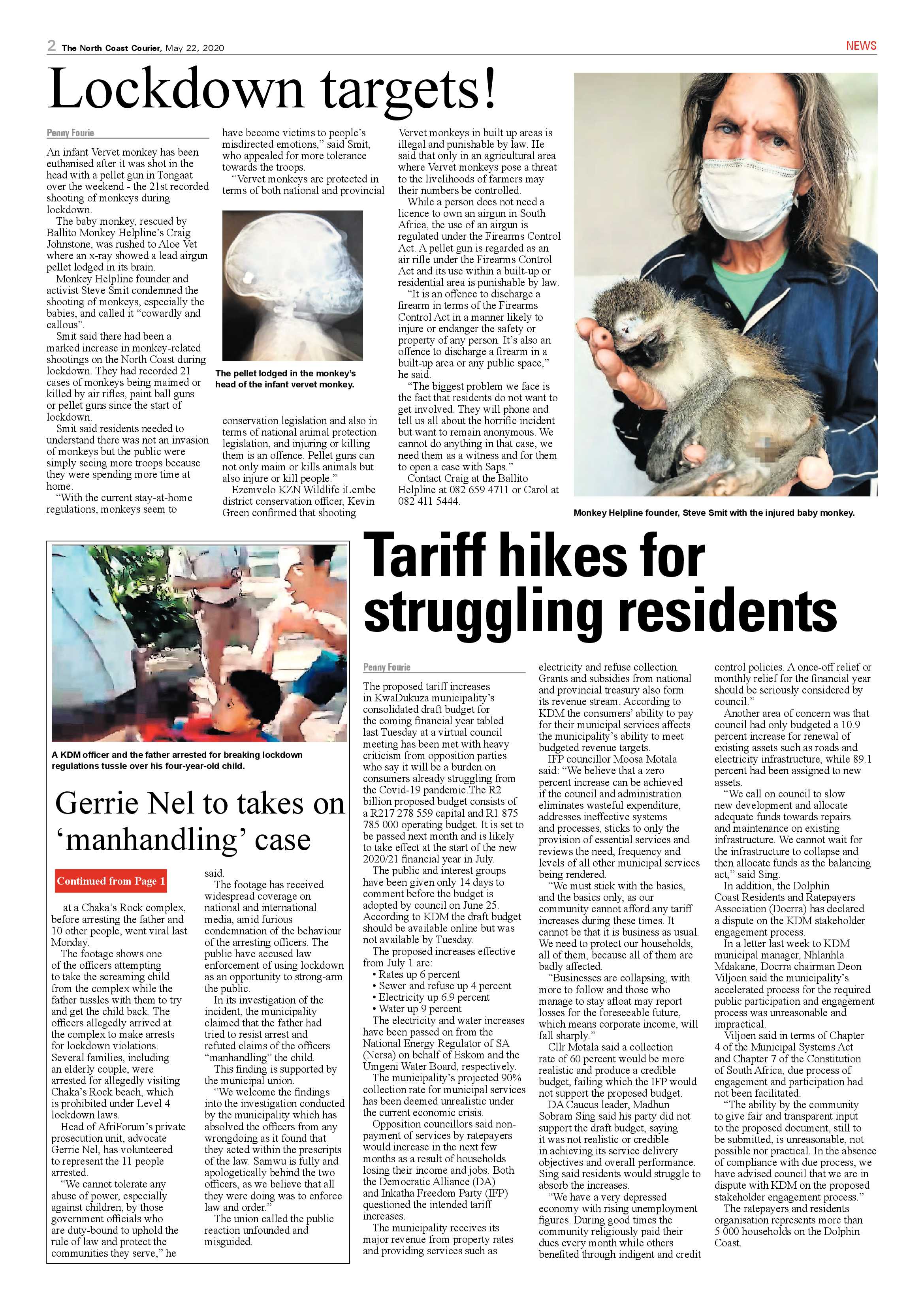 North Coast Courier 22 May 2020 page 2