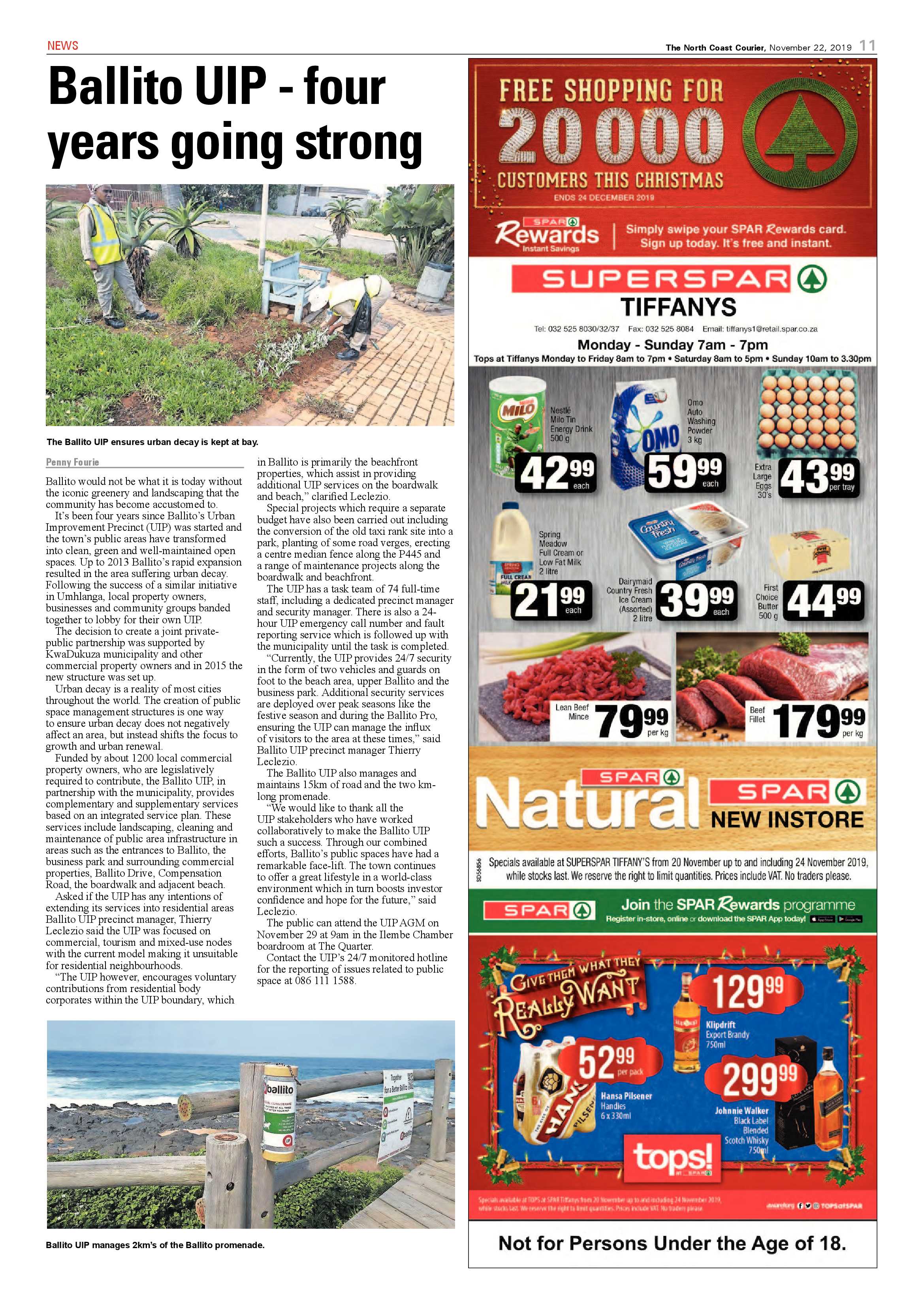 North Coast Courier 22 November 2019 page 11