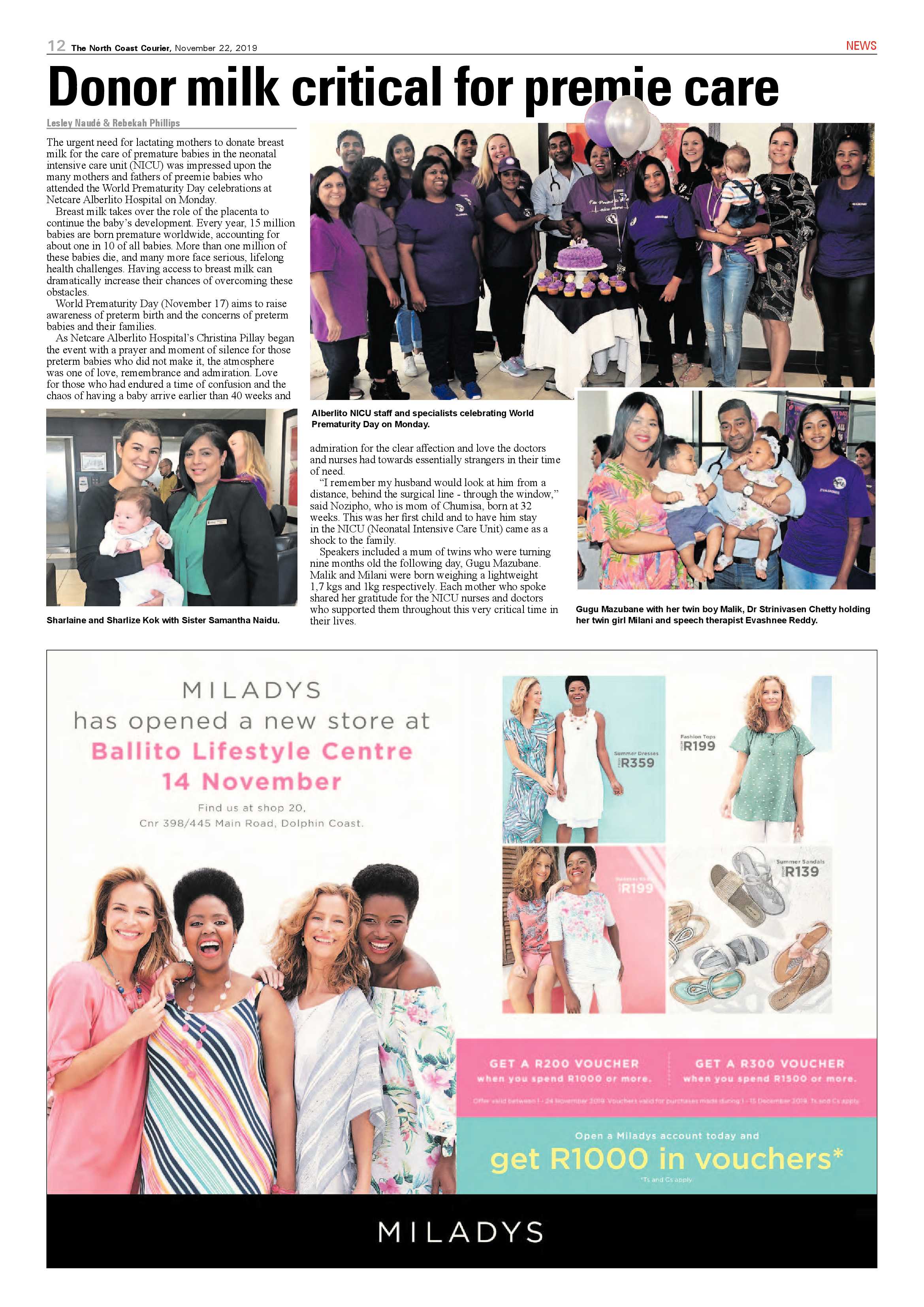 North Coast Courier 22 November 2019 page 12