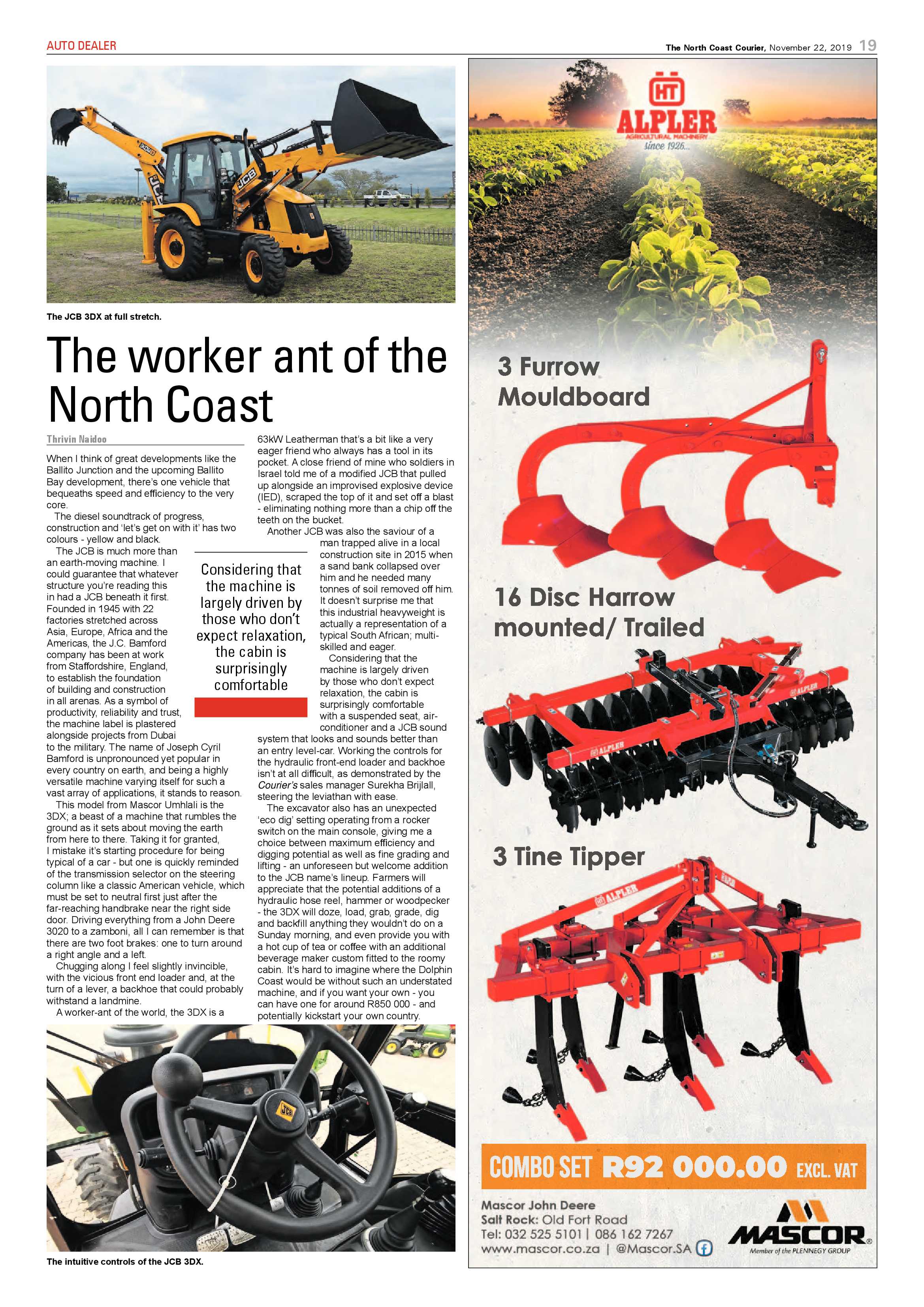 North Coast Courier 22 November 2019 page 19