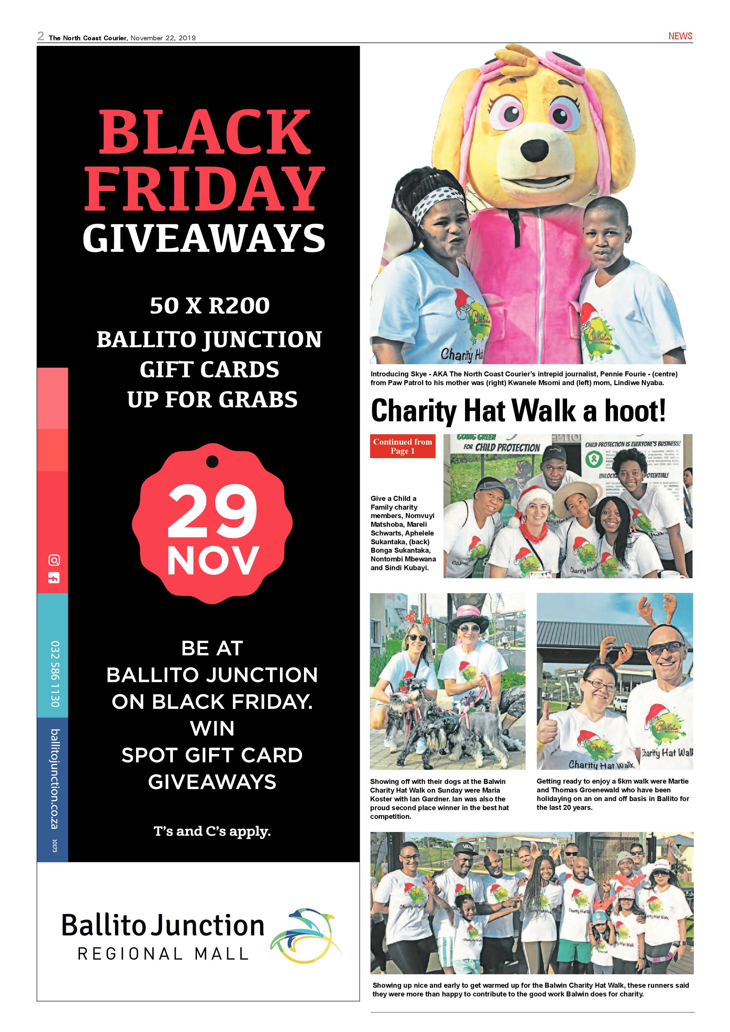 North Coast Courier 22 November 2019 page 2
