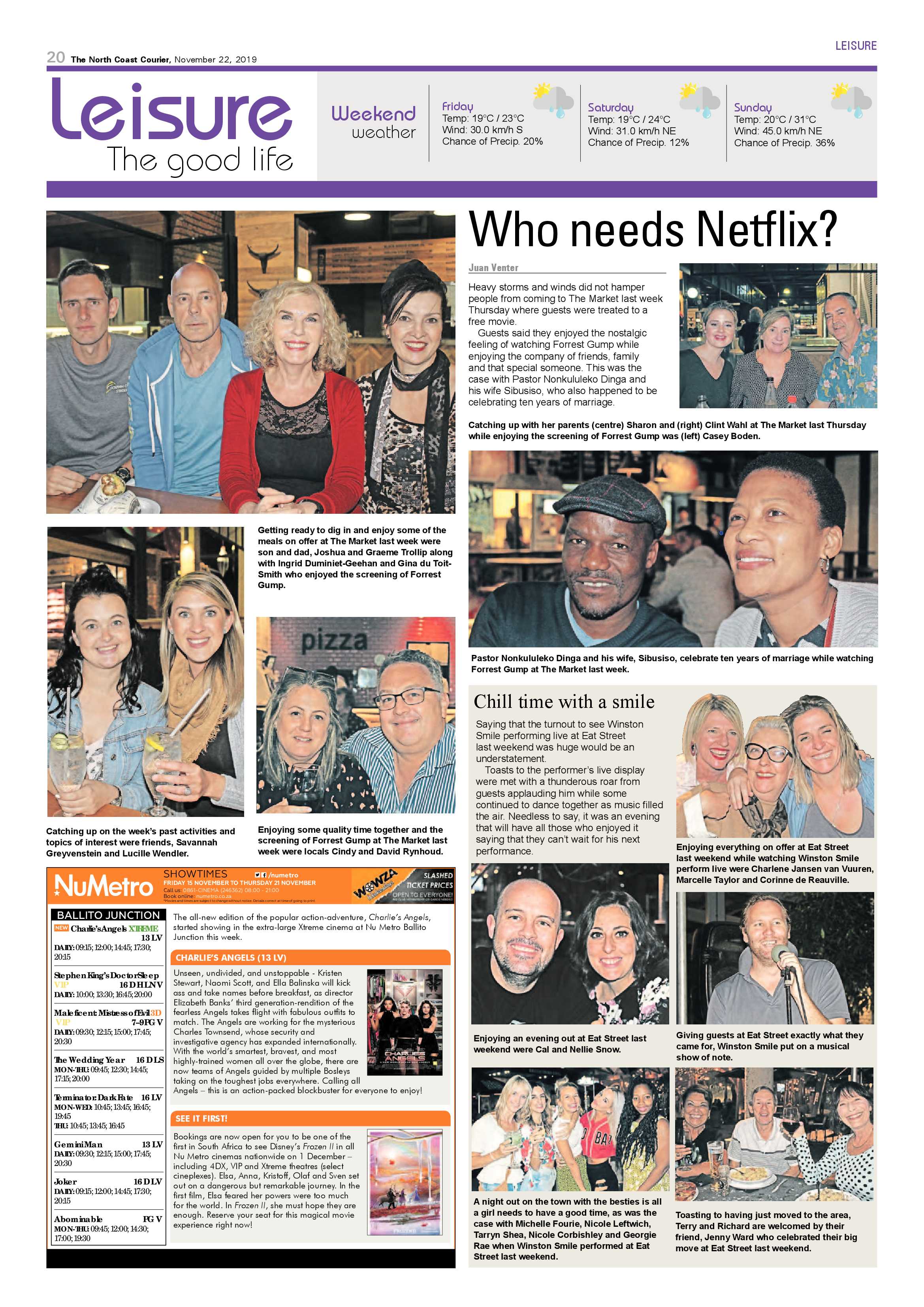 North Coast Courier 22 November 2019 page 20