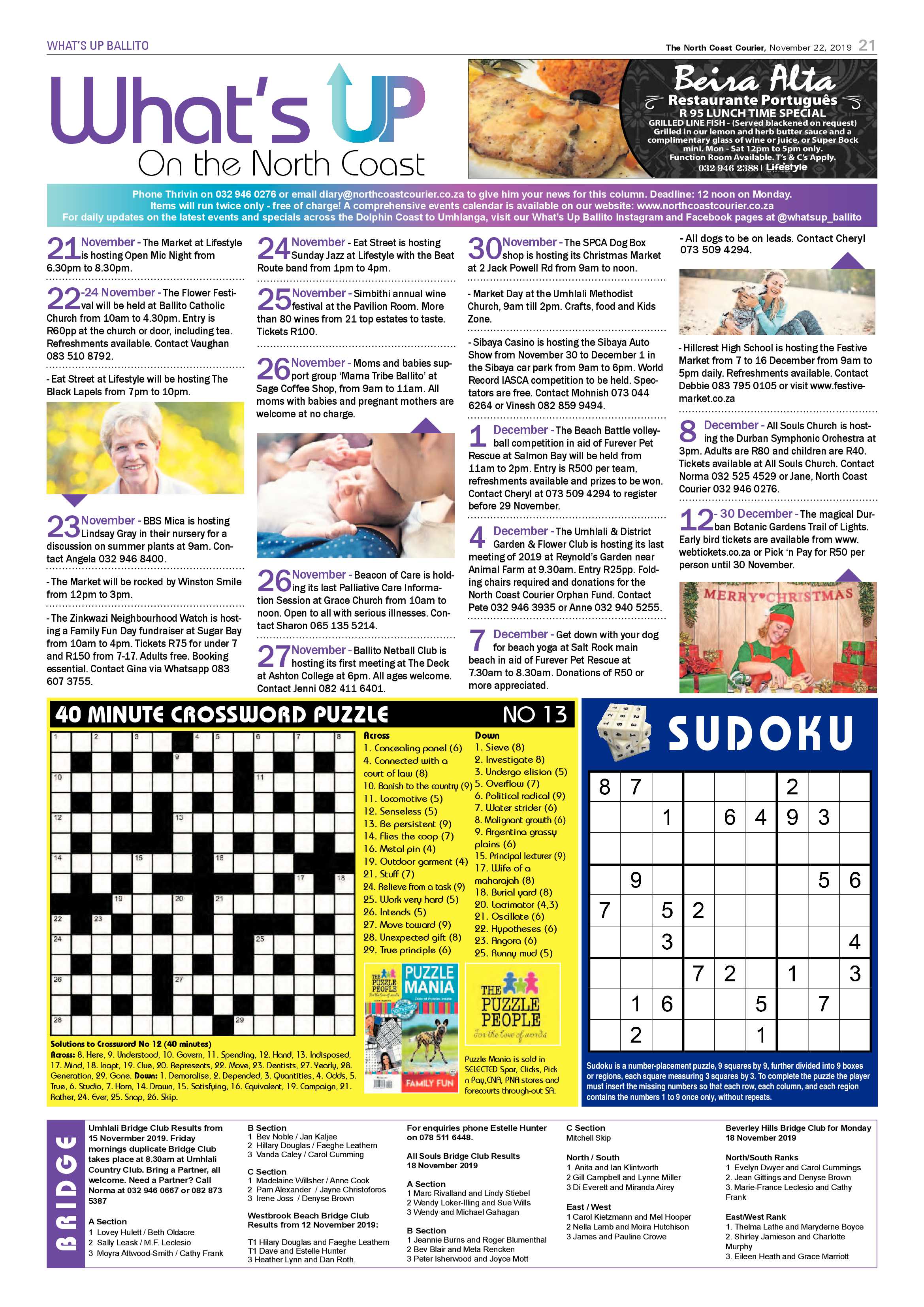 North Coast Courier 22 November 2019 page 21