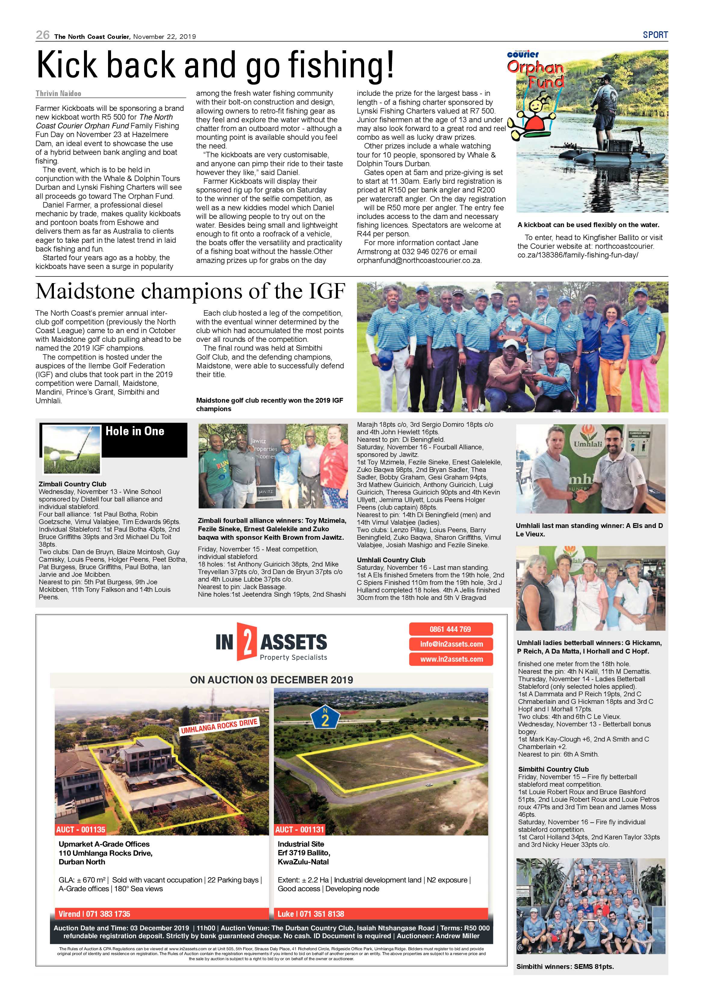 North Coast Courier 22 November 2019 page 26