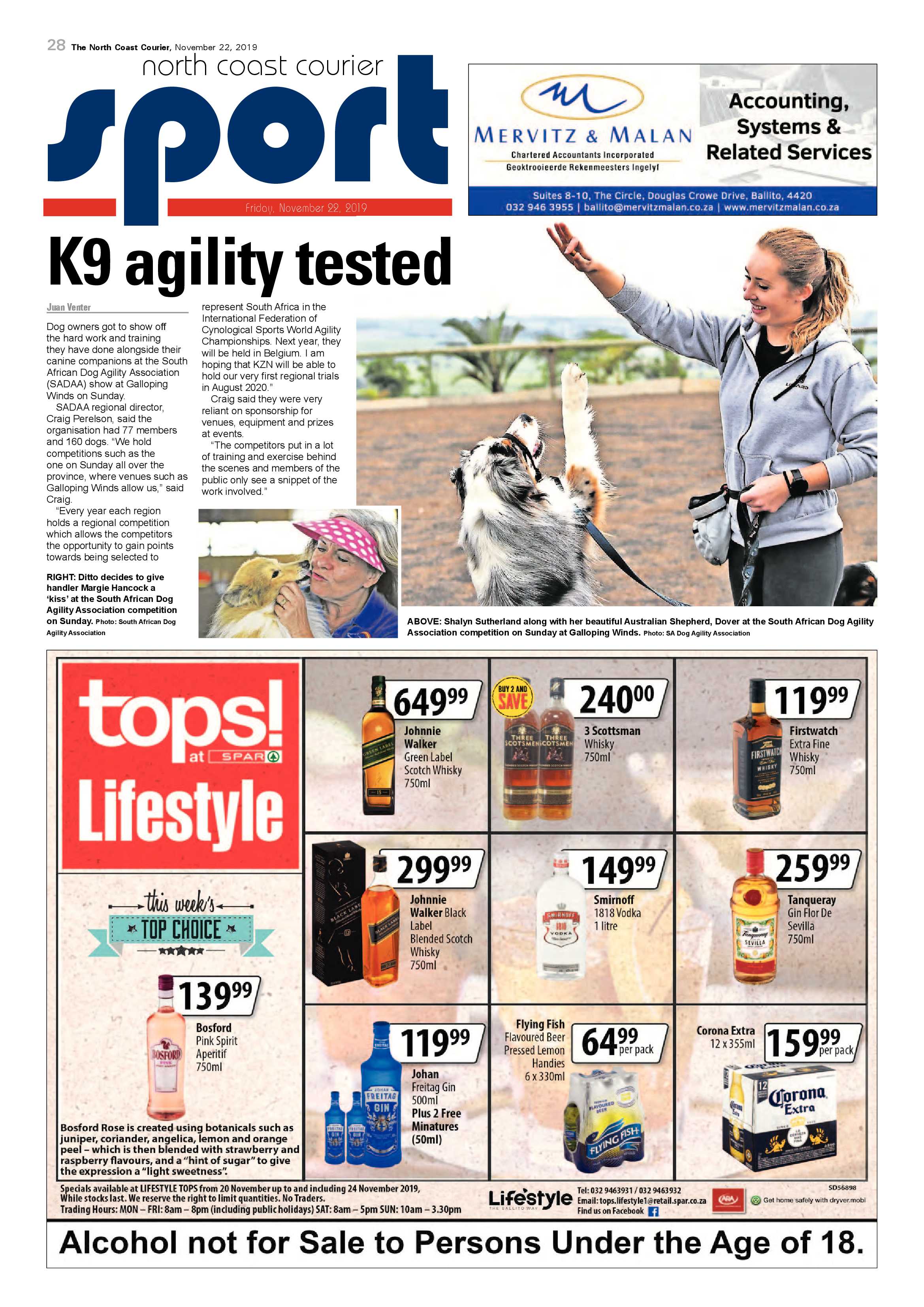 North Coast Courier 22 November 2019 page 28