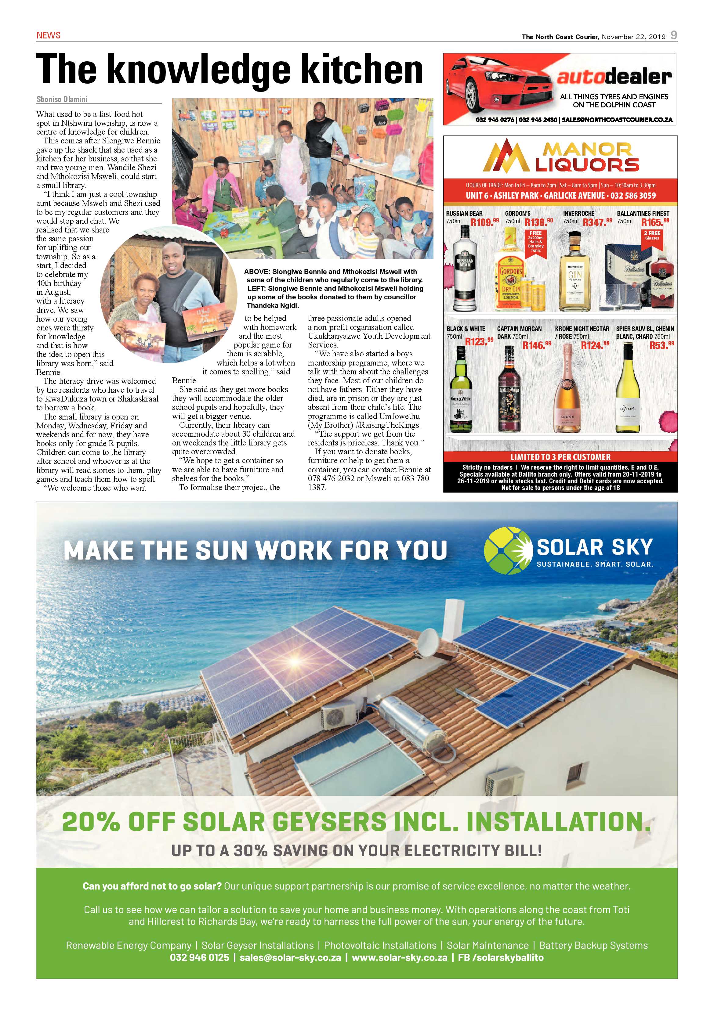 North Coast Courier 22 November 2019 page 9