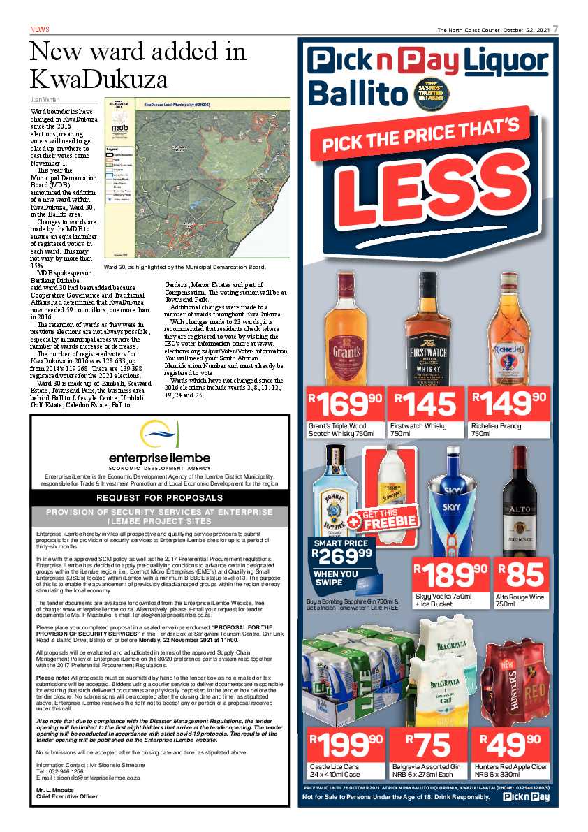 North Coast Courier 22 October 2021 page 7