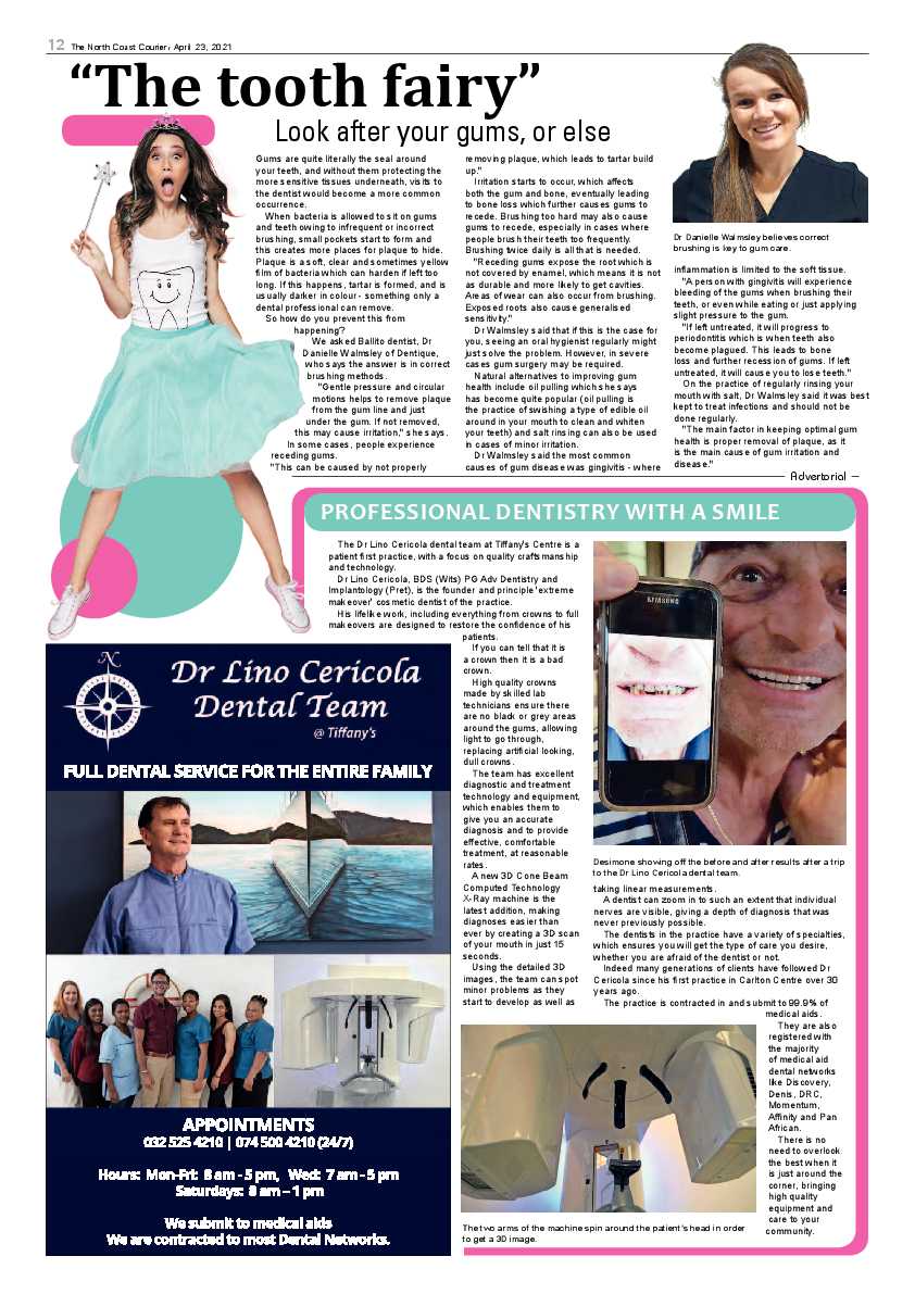 North Coast Courier 23 April 2021 page 12