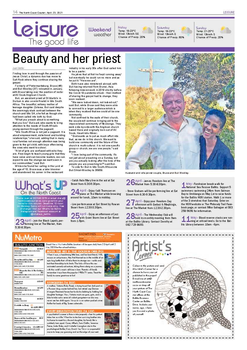 North Coast Courier 23 April 2021 page 14