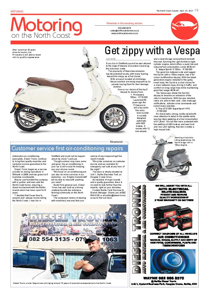 North Coast Courier 23 April 2021 page 15