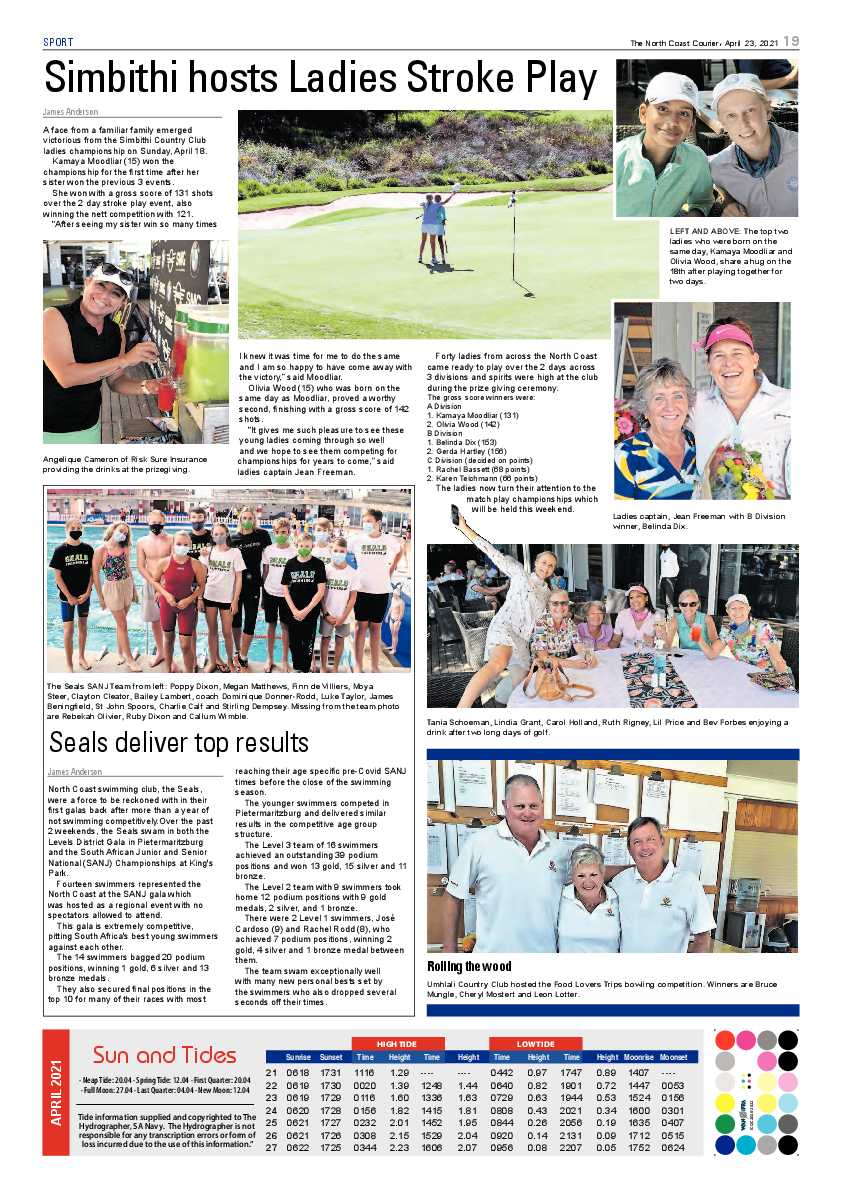 North Coast Courier 23 April 2021 page 19