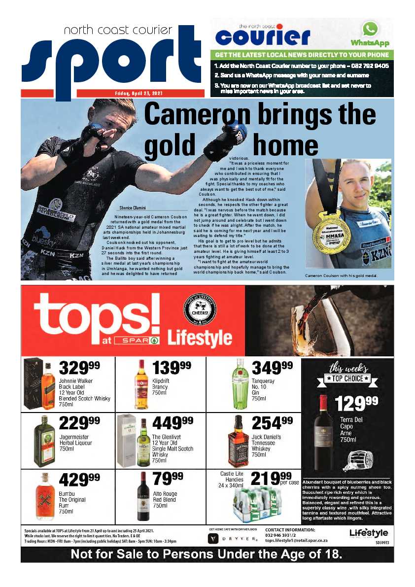 North Coast Courier 23 April 2021 page 20