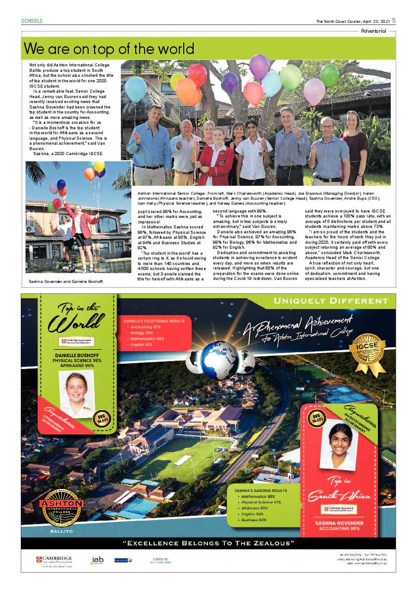 North Coast Courier 23 April 2021 page 5