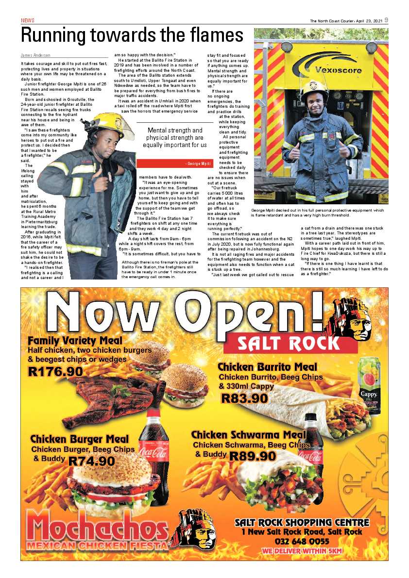 North Coast Courier 23 April 2021 page 9