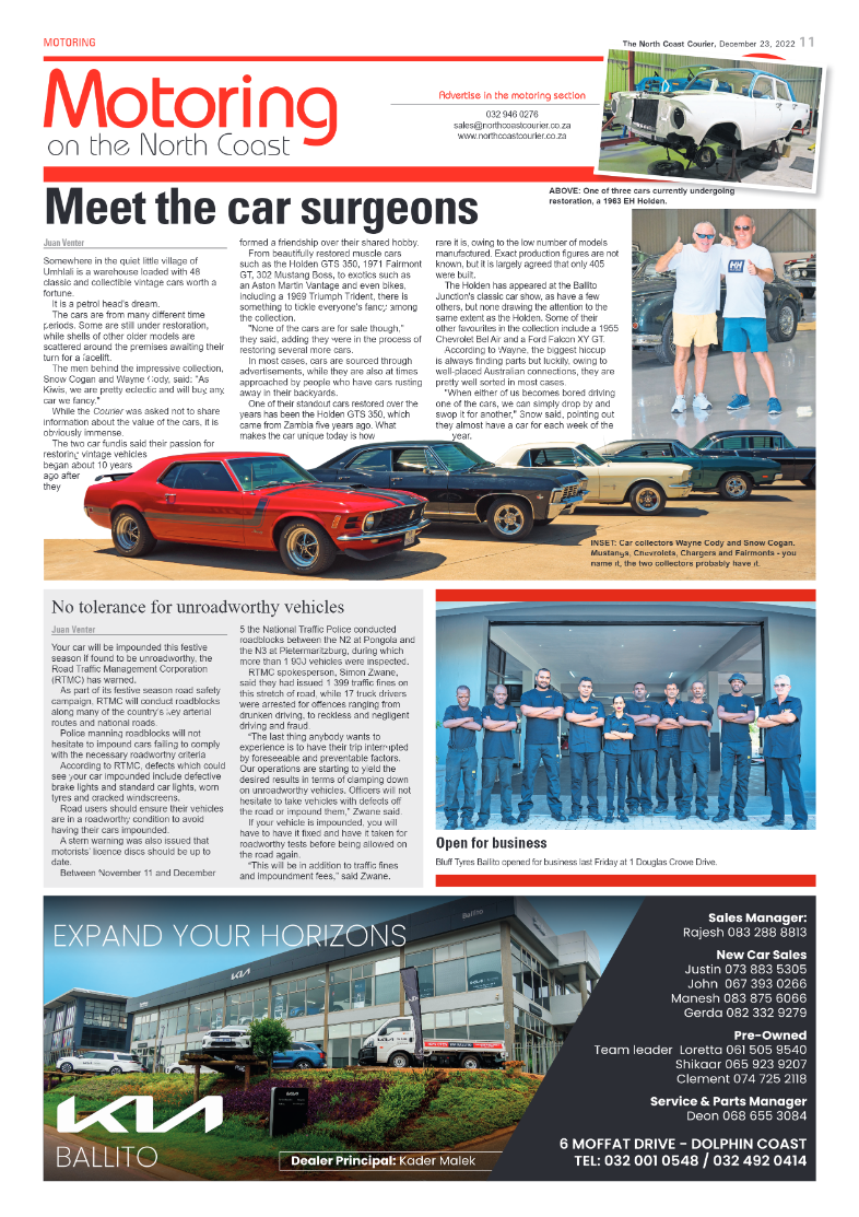 North Coast Courier 23 December 2022 page 11