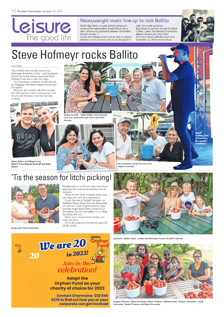 North Coast Courier 23 December 2022 page 12