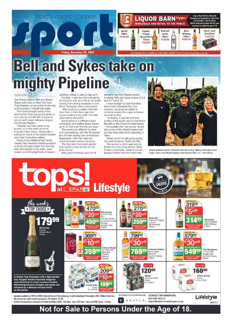 North Coast Courier 23 December 2022 page 16