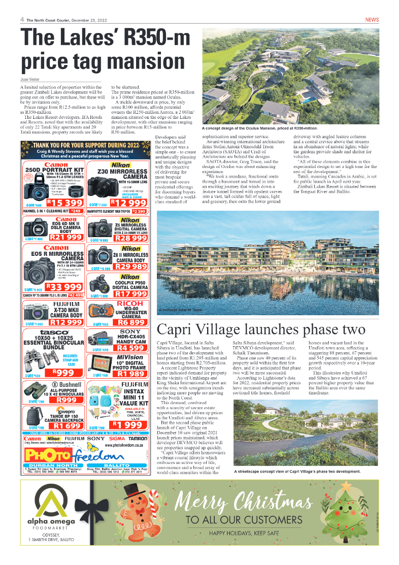 North Coast Courier 23 December 2022 page 4
