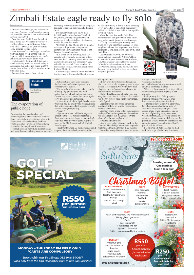North Coast Courier 23 December 2022 page 5
