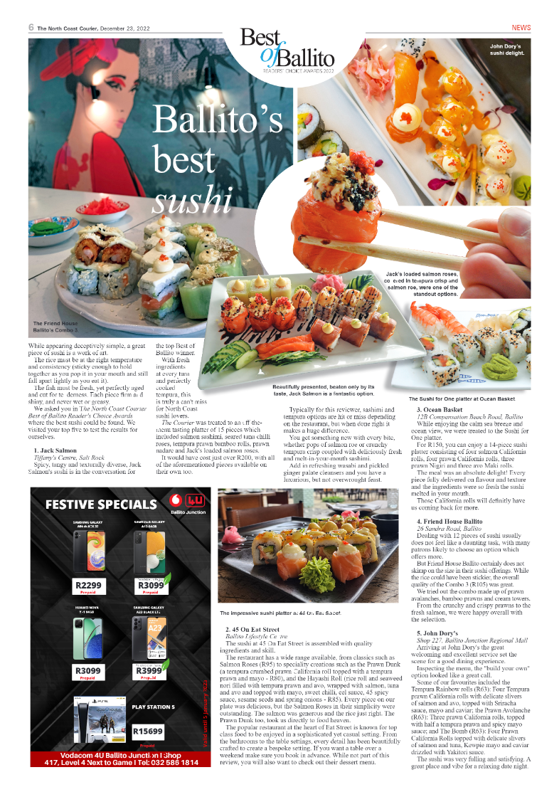 North Coast Courier 23 December 2022 page 6